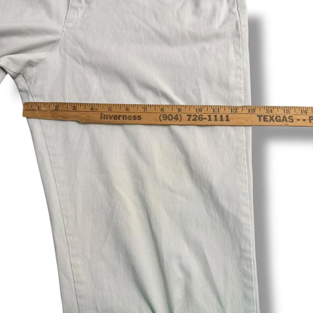 Lee At The Waist Women Size 14 Medium (34x30) Straight Leg Casual Pants Beige - Picture 8 of 14